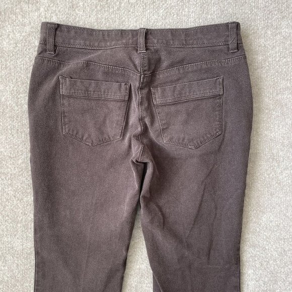 Chico's Jeans Womens 00 Short (Size 2 Short) Brown Crop Stretch So Slimming - Picture 9 of 10